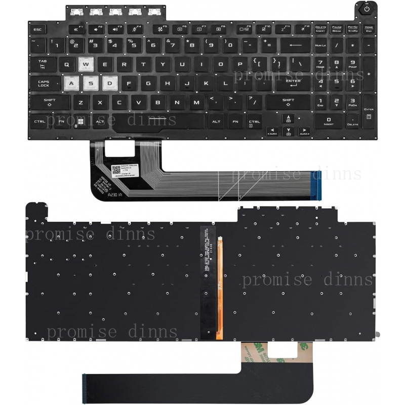 Gaming Keyboard Backlit - Klawiatura US z podświetleniem do Asus
