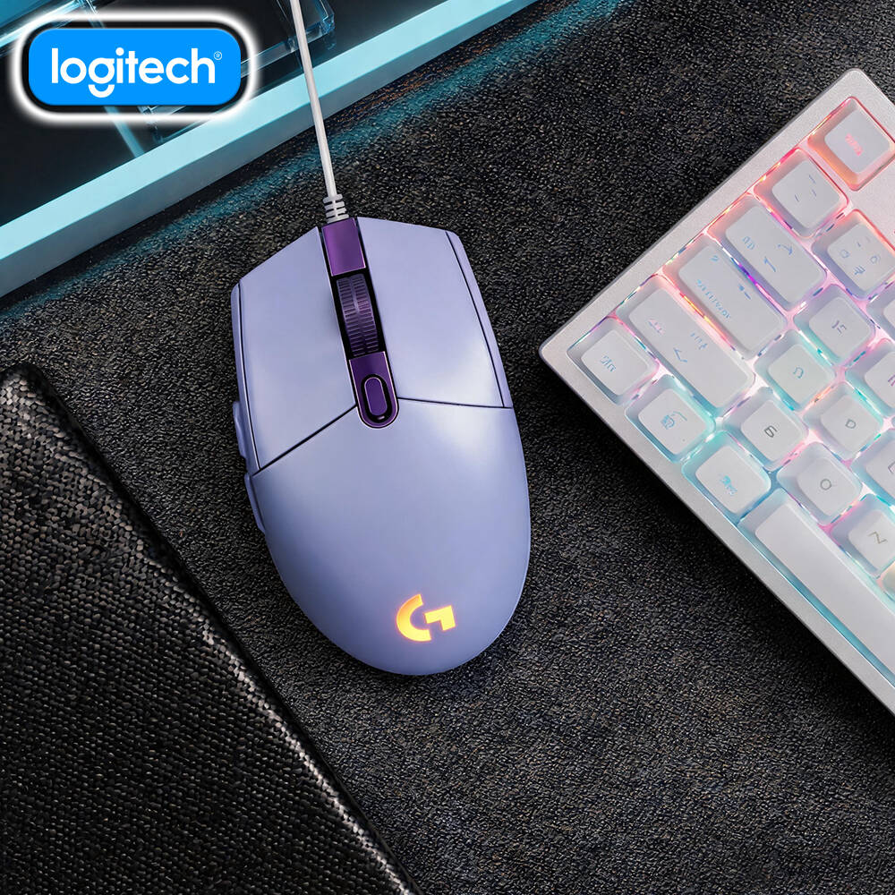 Logitech Mouse G203 - Mysz gamingowa Logitech G203 LIGHTSYNC, 8000