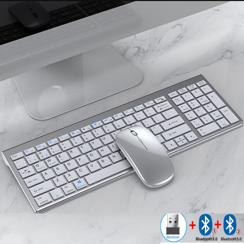 Gaming Keyboard Mouse And Headset Combo - Jomaa Slim Akumulatorowa klawiatura i mysz