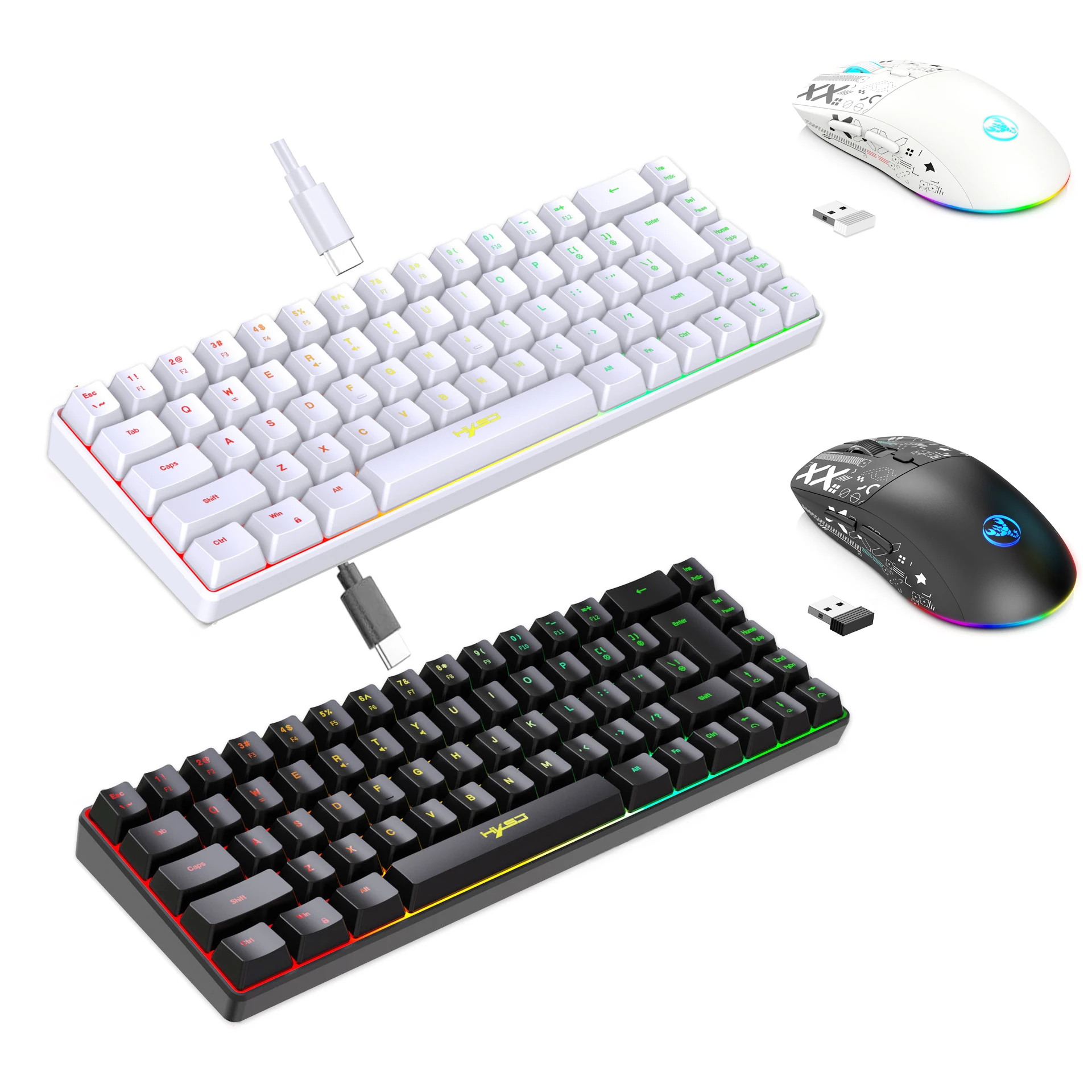 Gaming Keyboard And Mouse For Xbox - Zestaw Klawiatura i Mysz z Podświetleniem