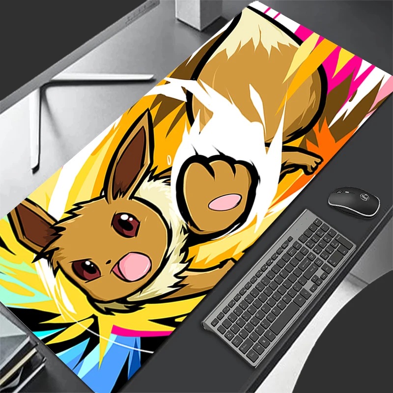 Gaming Keyboard En Mouse - Podkładka pod mysz P-Pokemon Eevee Anime