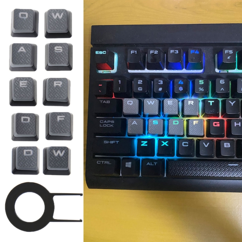 Gaming Keyboard Corsair - 10 klawiszy podświetlane klawisze antypoślizgowe dla