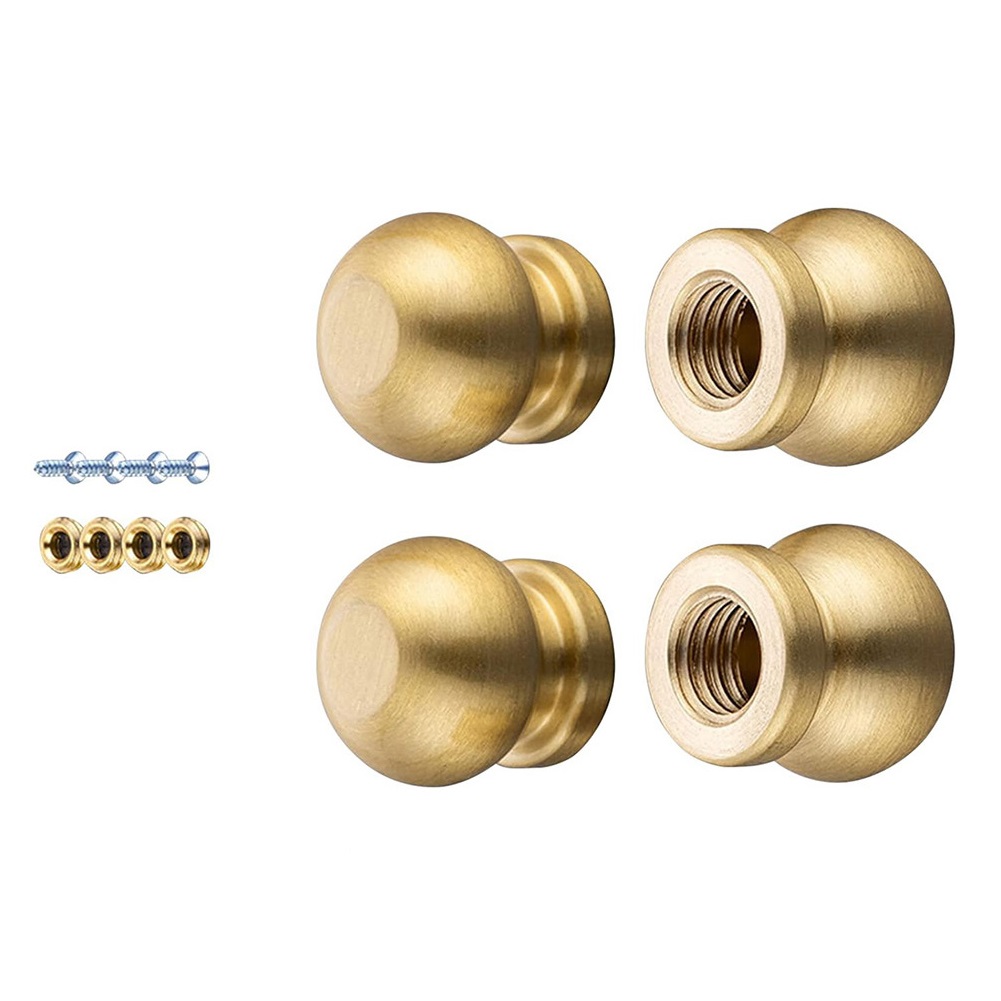 Stabilizer Screw In - 4 szt. Mosiężne nóżki do desek