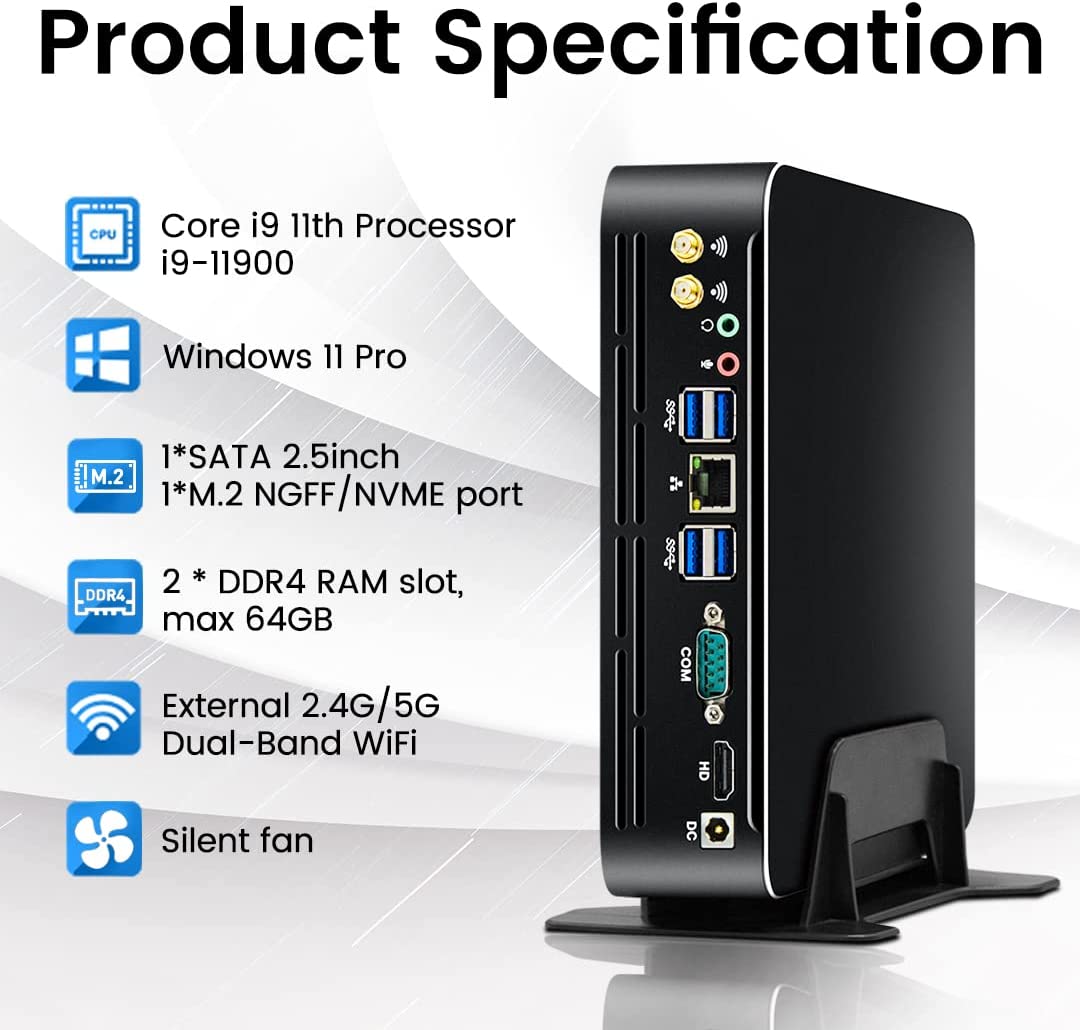 Intel Cpu Core I9 - Partaker 11. generacji Intel Mini PC