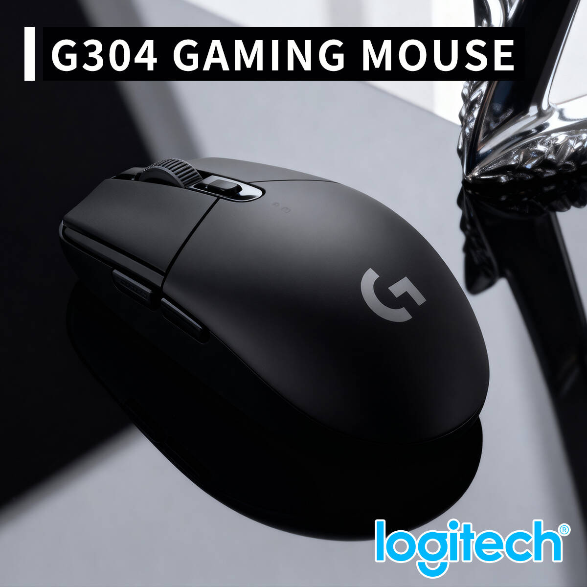 Logitech Mouse G203 - Bezprzewodowa mysz gamingowa Logitech G304 LIGHTSPEED,