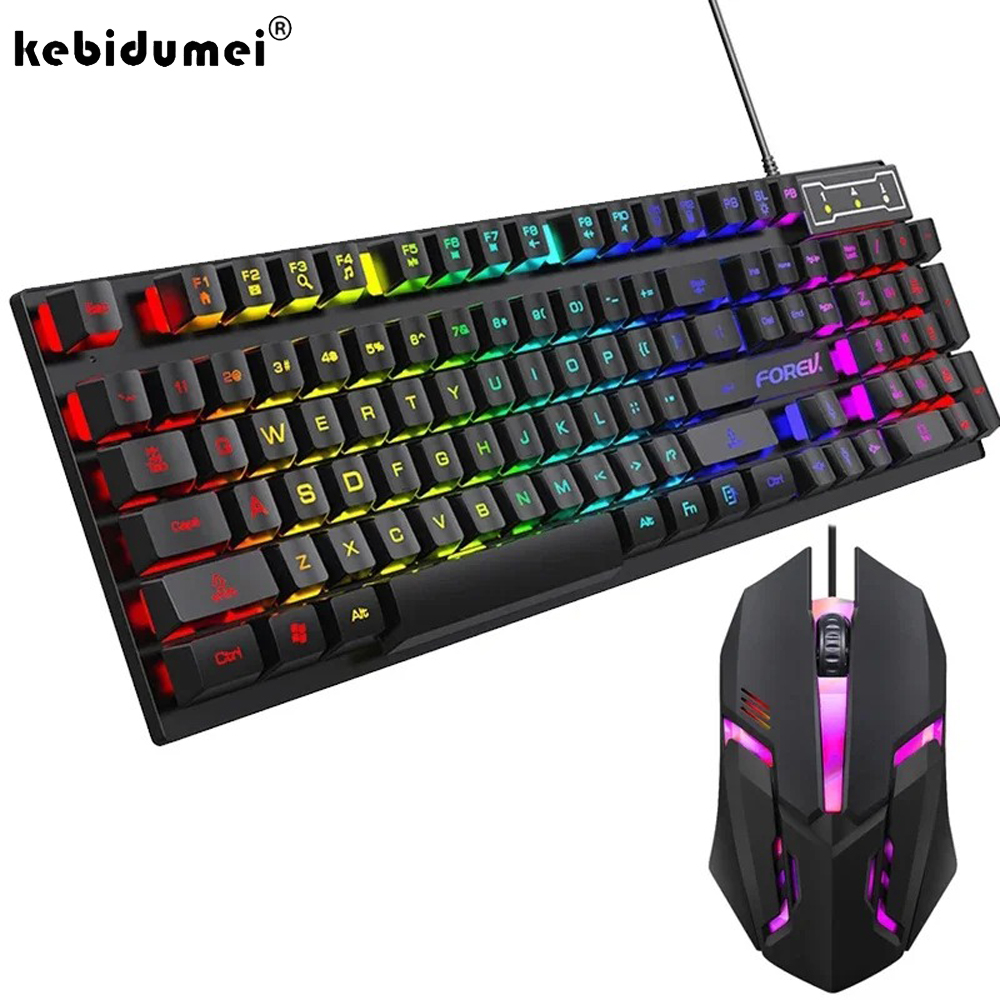 Gaming Keyboard And Mouse For Xbox - Klawiatura mechaniczna Kebidumei 104 klawisze z