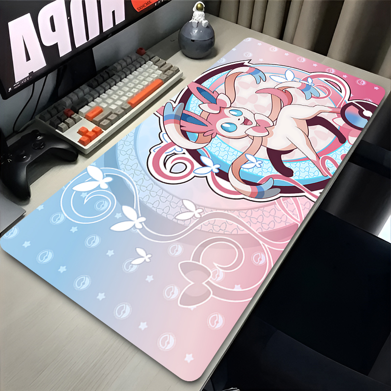 Gaming Keyboard En Mouse - Duża Różowa Urocza Podkładka Pod Mysz