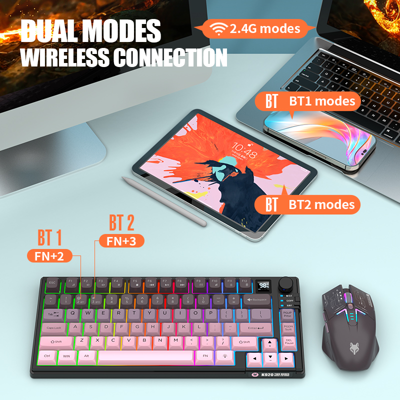 Bezprzewodowy zestaw klawiatur – Gaming Keyboard Mouse Combo recenzja i cena