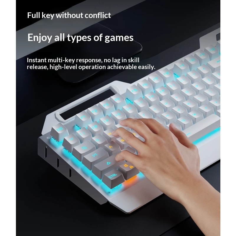 Eweadn Tk900 Bezprzewodowy Zes – Gaming Keyboard Mouse And Headset Combo recenzja i cena