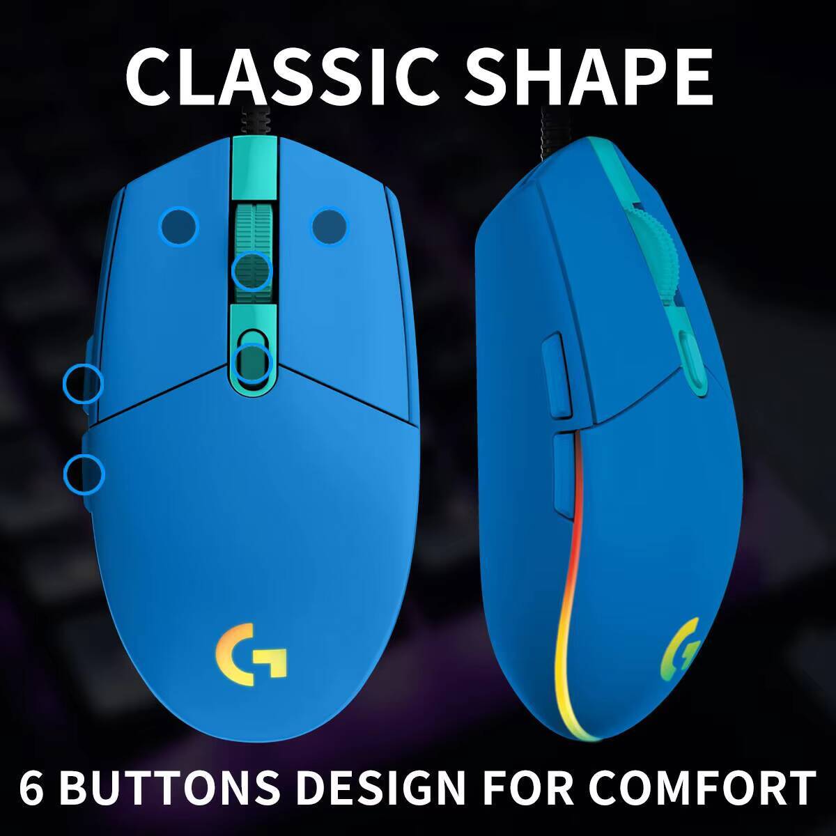 Mysz gamingowa Logitech G203 P – Logitech Mouse G203 recenzja i cena