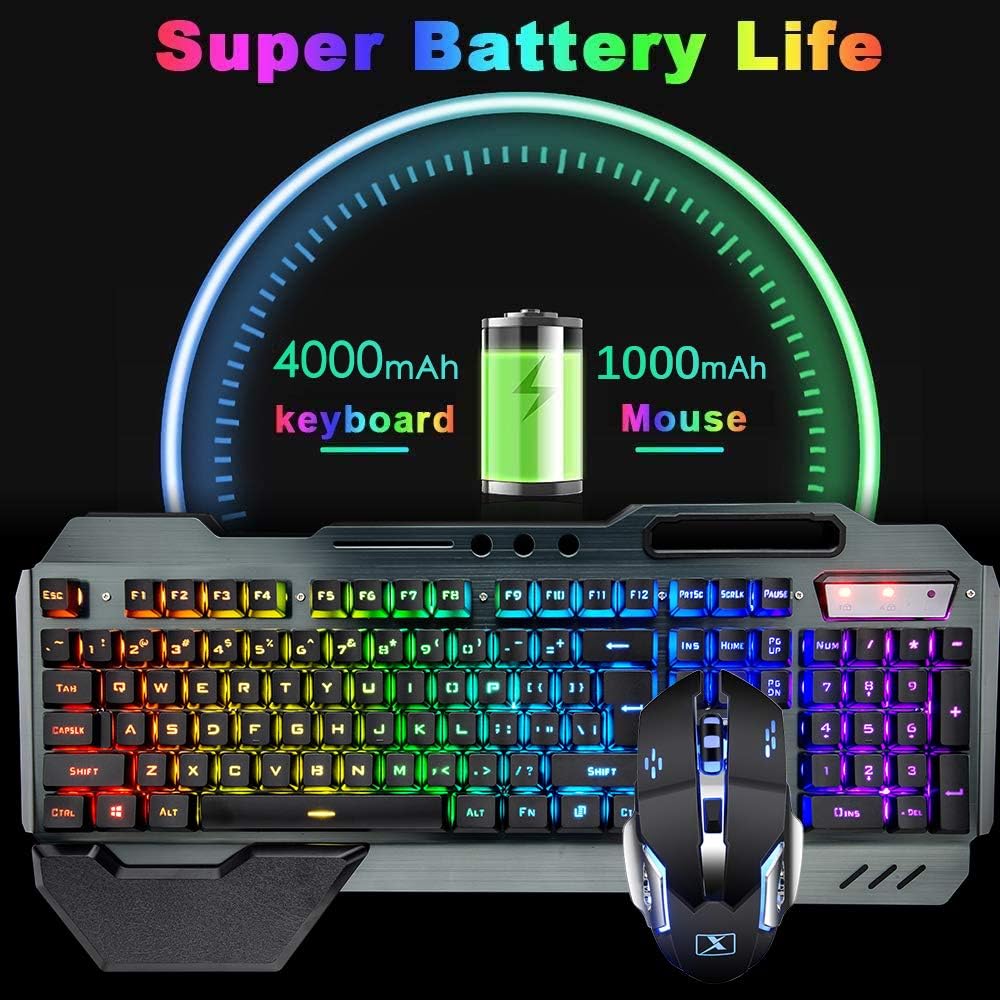 Bezprzewodowa klawiatura i mys – Gaming Keyboard And Mouse Wireless recenzja i cena