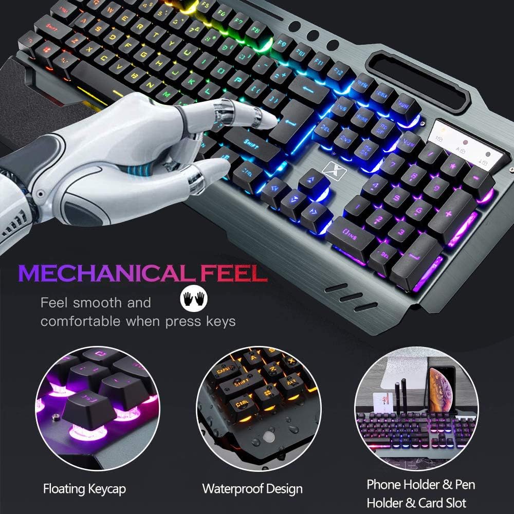 Bezprzewodowa klawiatura i mys – Gaming Keyboard And Mouse Wireless recenzja i cena