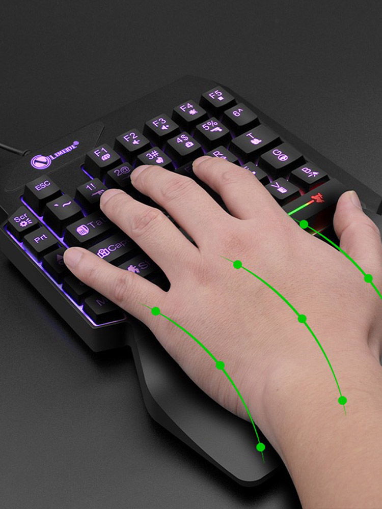 Mechaniczna jednoręczna przewo – Gaming Keyboard And Mouse For Xbox recenzja i cena