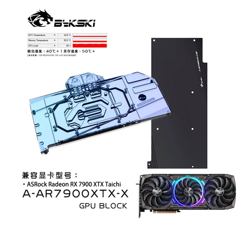 Bykski Water Block do ASRock A – Amd Vga Rx 7900 Xtx recenzja i cena