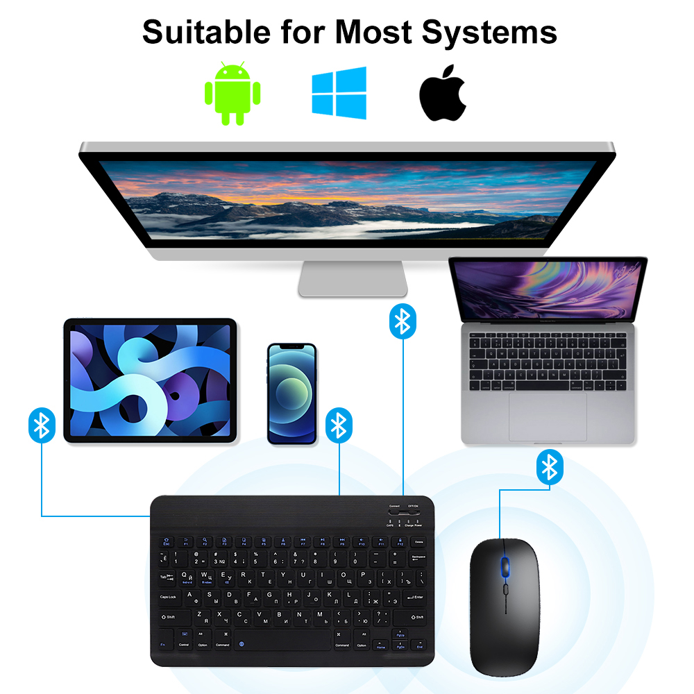 Klawiatura i mysz Bluetooth do – Gaming Keyboard And Mouse Wireless recenzja i cena