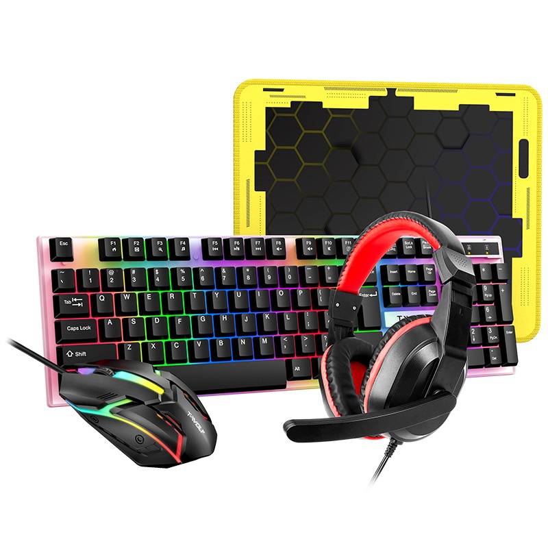 Klawiatura Hiszpańska Rosyjska – Gaming Keyboard Mouse And Headset Combo recenzja i cena