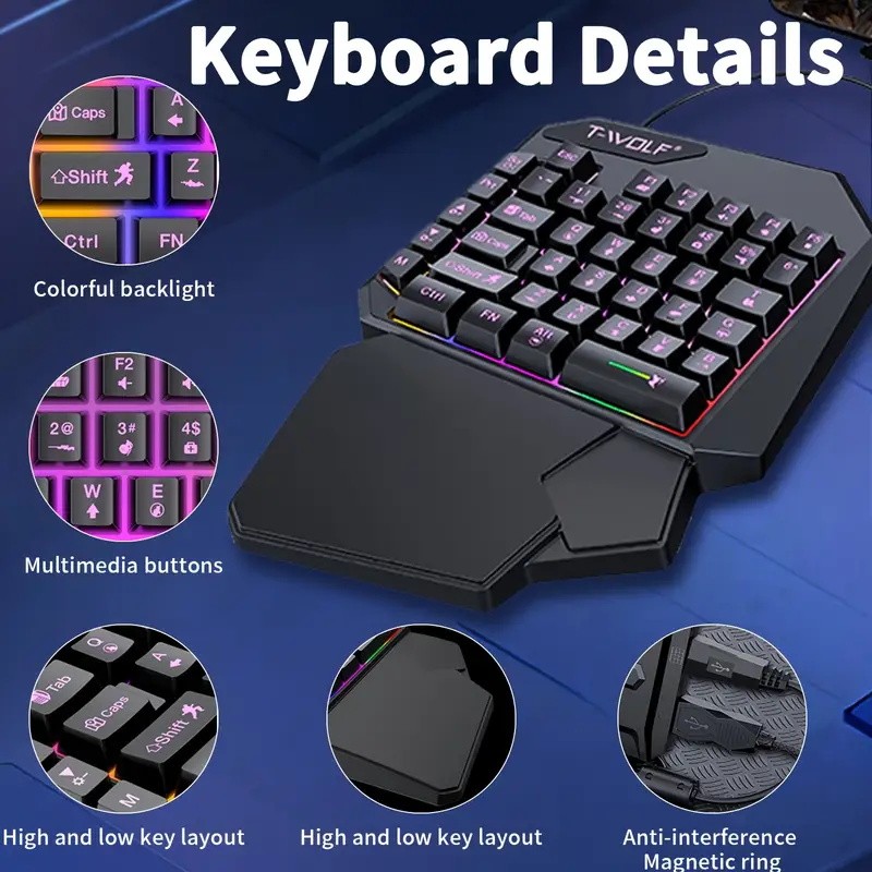Zestaw klawiatury i myszy do g – Gaming Keyboard And Mouse For Xbox recenzja i cena