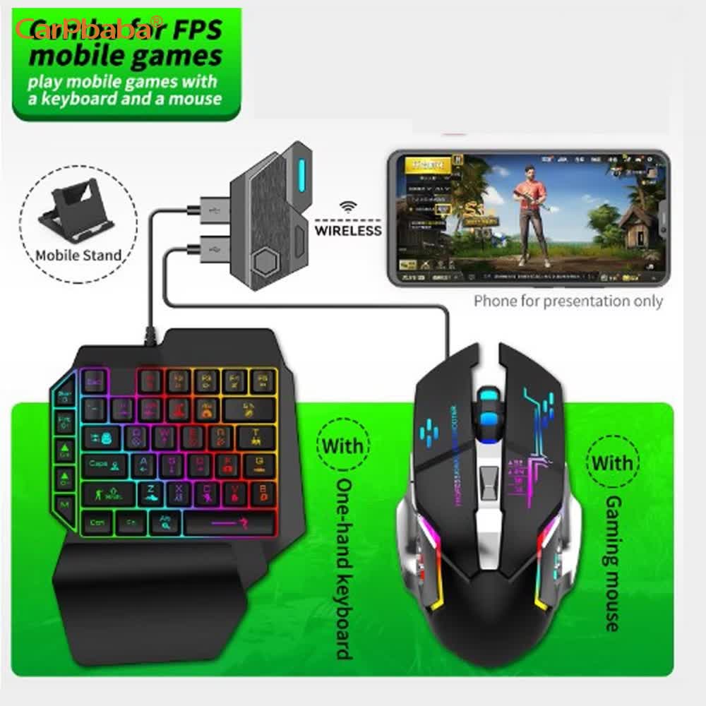 Gamepad mobilny, kontroler PUB – Gaming Keyboard And Mouse Mobile recenzja i cena