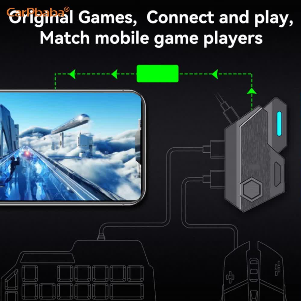 Gamepad mobilny, kontroler PUB – Gaming Keyboard And Mouse Mobile recenzja i cena