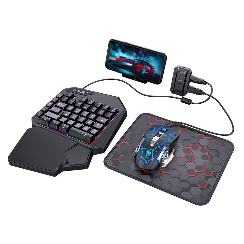 Zestaw do gier T-Wolf Tf950 5  – Gaming Keyboard And Mouse For Xbox recenzja i cena