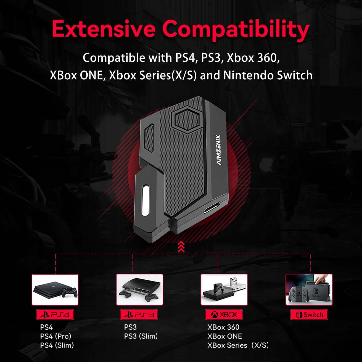Konwerter do gier mobilnych Mo – Gaming Keyboard And Mouse For Xbox recenzja i cena