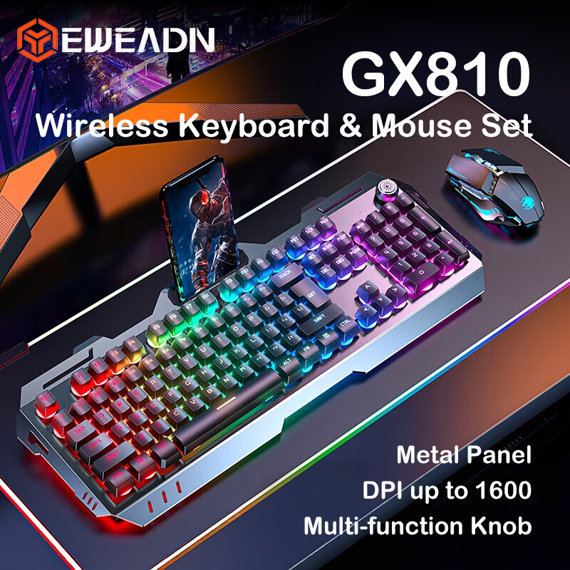 Bezprzewodowy zestaw klawiatur – Gaming Keyboard Mouse And Headset Combo recenzja i cena