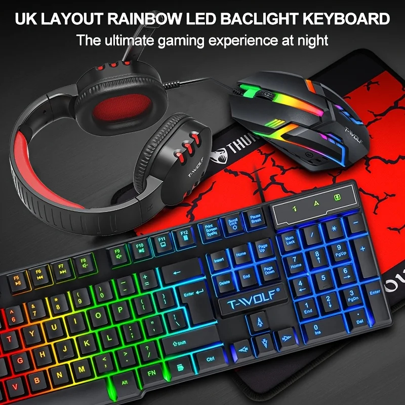 Klawiatura gamingowa przewodow – Gaming Keyboard Mouse And Headset Combo recenzja i cena