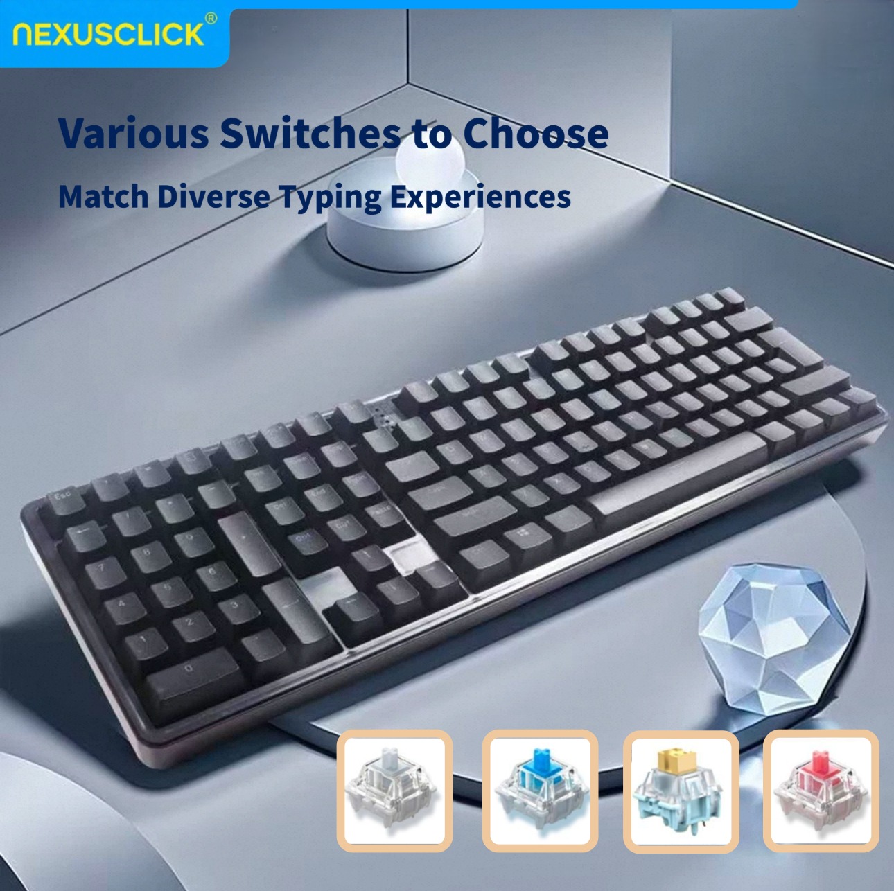 Ergonomiczna klawiatura mechan – Gaming Keyboard No Number Pad recenzja i cena